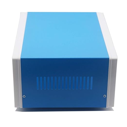 Zulkit Junction Box Blue Metal Project Box DIY Electric Enclosure Case Preventive Case Electrical Box 9.8 x 7.5 x 4.3 Inch