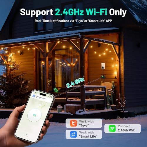 Power Failure Alarm WiFi, Outdoor Power Outage Alarm, App Alert, Loud 110dB - Image 4
