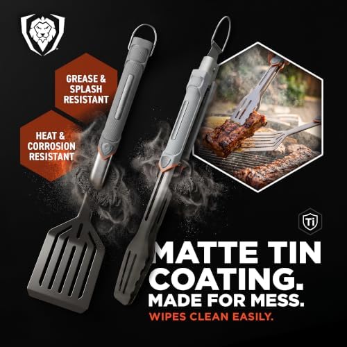Dalstrong BBQ Spatula & Locking Tongs Set - 18" Spatula & 16" Tongs - Image 4