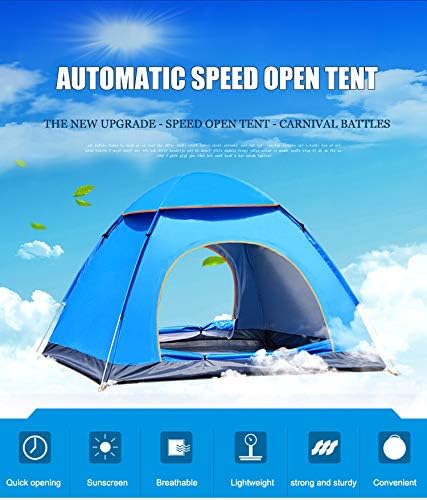 LUSTAR 1~2 Person Automatic Pop Up Outdoor Family Camping Tent Easy Open Camp Tents Ultralight Instant Shade Portable Free Construction - Image 3