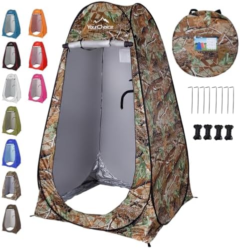 Your Choice Pop Up Shower Tent 47.2" Wx74.8/82.7" H Privacy Changing Tent by YourChoice