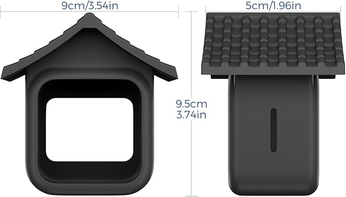 Silicone Case for Blink Outdoor 4 (4th Gen)/Outdoor 2K+ - Full Camera Protection Cover with Brim, Weatherproof & Dustproof Skin, Easy Access to Ports (Blink 4gen Silicon cover-1pcs)