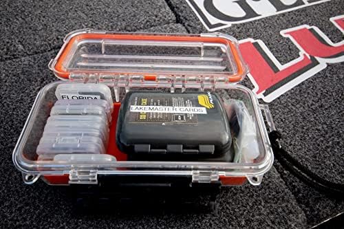 Plano Guide Series 3500 Field Box Waterproof Case, Orange, Small, Waterproof Dry Box with Wrist Strap for Boat, Kayak, and Camping, Outdoor Gear Storage - Image 2