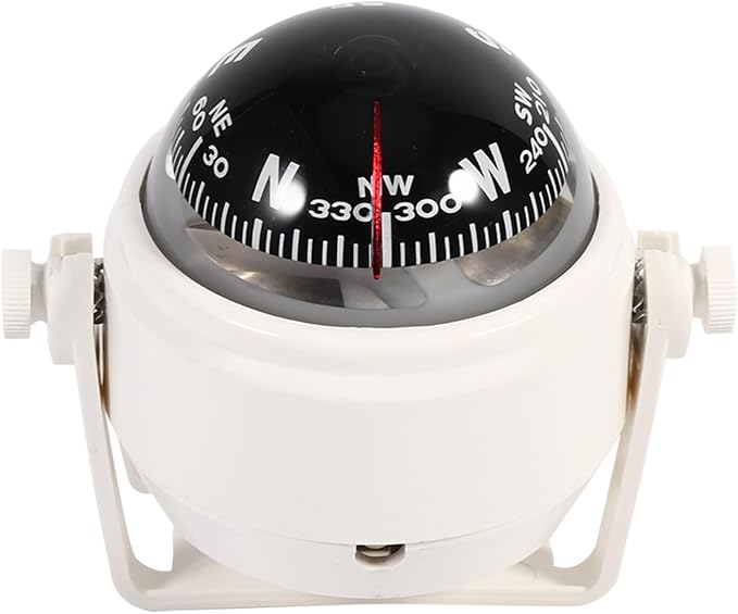 Waterproof Sea Car Compas Dashboard,Boat Compas Marine Dash Mount Dashboard Compas for Car Watercraft Boat Caravan