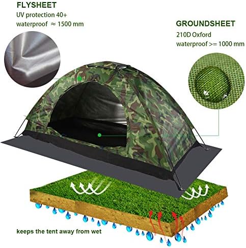 One Person Tent, Outdoor up Beach Tent for Outdoor Garden Camping Fishing Picnic with Carry Bag - Image 5
