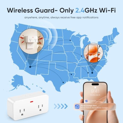 Power Failure Alarm WiFi, Freezer Outlet Alarm Power Loss, App Remote Mute - Image 5