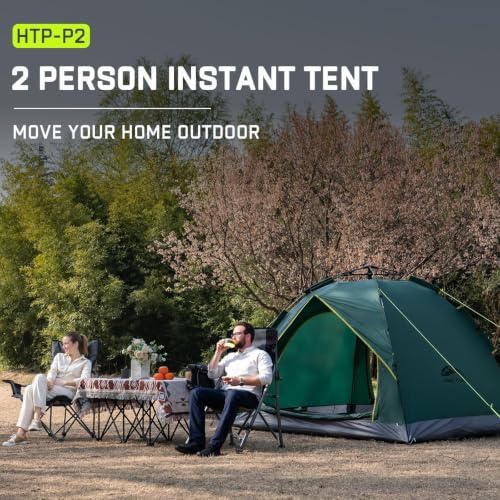 Happy Travel 2/4 Person Camping Tent, Instant Easy Pop Up Tents for Camping - Image 5
