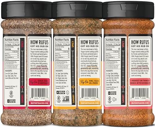 Rufus Teague Dry Rub Must-Haves Variety Pack, BBQ Seasoning Set, 3-Pack - Image 3