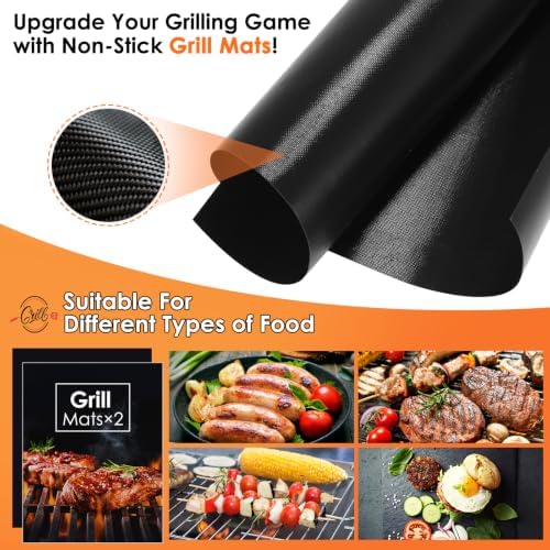 Yoehka BBQ Grilling Accessories Set, 34Pcs Heavy Duty Grill Tools, Silver - Image 4