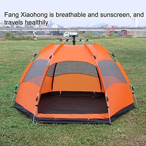 Camping Tent Instant Pop-Up Tent Family Dome Tent with Carry Bag Bell Tent Waterproof Windproof for Camp Backpacking Hiking Outdoor Lightweight,Blue,L - Image 7