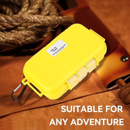 HERCHR Dry Box Outdoor Waterproof Airtight Storage Case Hard Shell Wet Dry Box Carry Box Tackle Organization for Camping, Fishing - Image 5