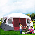 YXCKG 8-12 Person Tent, 2 Bedroom Family Tent, Camping Tents & Shelters, Large Tent 12 Person Outdoor Tents, Festival Essential,100% Waterproof Camping Tent Sewn in Groundsheet by Unknown