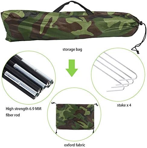 Lightweight Backpacking Tent, 1 Person Compact Camping Tent for Hiking - Image 4