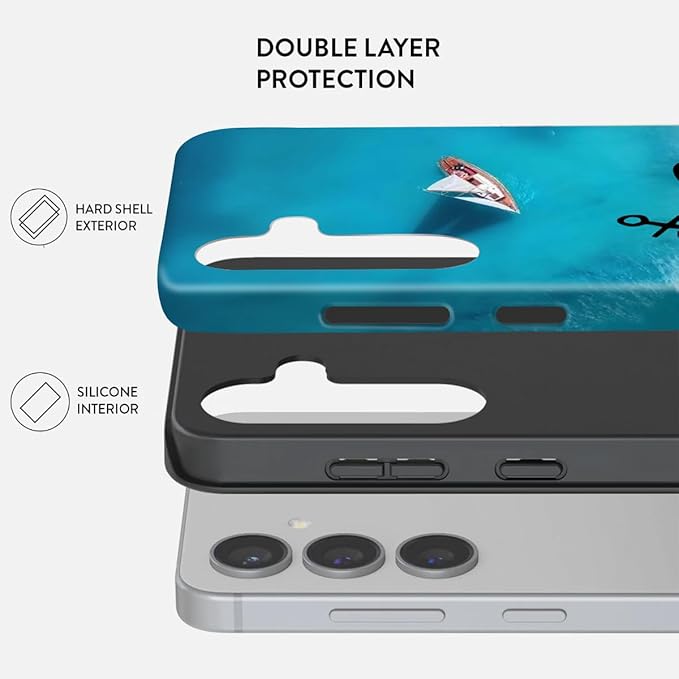 Compatible for Samsung Galaxy A57 5G Case, Dual Layer Heavy Duty 2 in 1 Shockproof Protective Phone Case,Anchor Christian