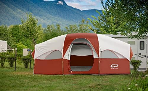 CAMPROS CP 8 Person Camping Tent, Room Divider, Rainfly, Weather Resistant - Image 6