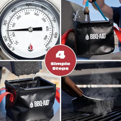 Bristle Free Grill Brush Cleaner and Scraper for Barbecue, Replaceable Head - Image 6
