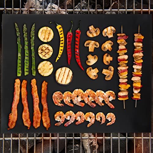 Home-Complete 18-piece BBQ Grill Set, 16-pc Stainless Steel Barbecue Tools Kit with Aluminum Case and 2-Pack BBQ Grill Mats - Image 2