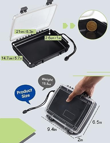 Waterproof Dry Box Waterproof Containers Waterproof Box for Kayaking Small Waterproof Storage Box Floating Dry Case for Boat Watertight Drybox - Image 2