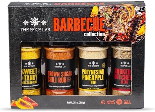 The Spice Lab Barbecue Gift Set, Gourmet Grilling Seasoning Collection Kit by TheSpiceLab