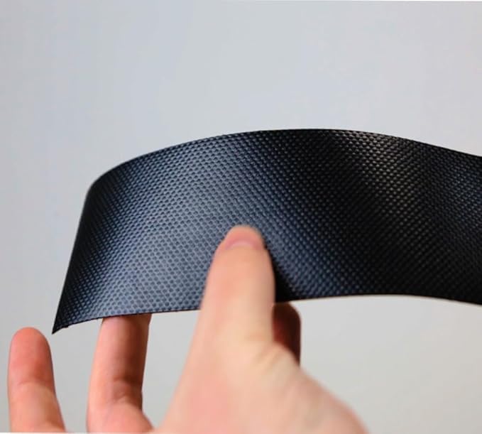 Mytee Products 8.8 oz Waterproof Black Vinyl Tarp Repair Tape 2 Inch x 16 FT with Heavy Duty Adhesive Backing - Tarp Patch Kit, Tarp Repair Kit