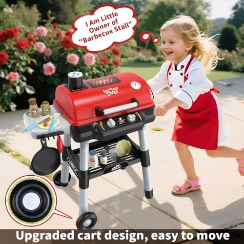 Shemira Kids Play Kitchen Toys, Kids BBQ Grill Playset, Play Grill Toys - Image 5