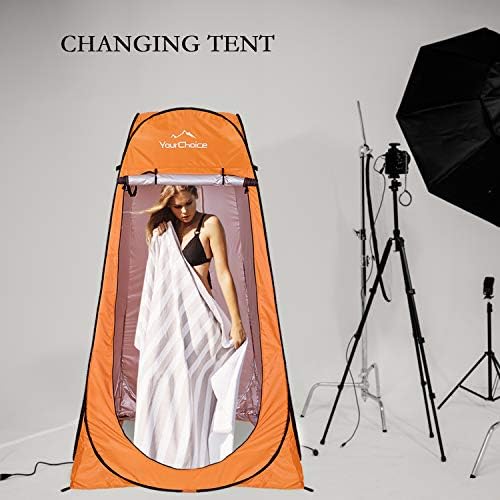 Your Choice Pop Up Shower Tent 47.2" Wx74.8/82.7" H Privacy Changing Tent - Image 5