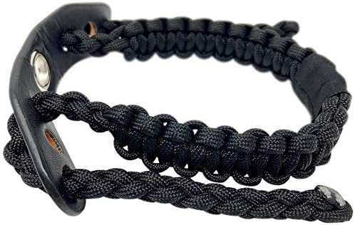 Bow Archery Wrist Sling 550 Paracord - Survival Hunting Shooting - 100% Full Grain Leather with Metal Grommet (Multiple Camo Options)