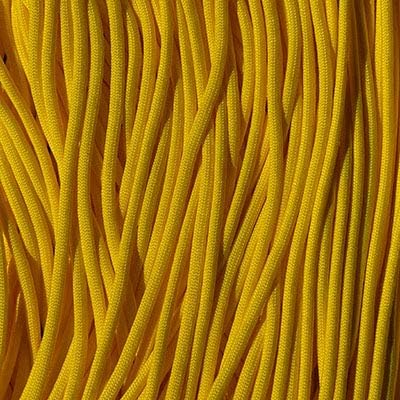 The Paracord Store | Type III 550 Paracord - 100 FT Hank, Canary Yellow | Heavy Duty 7 Strand Tactical Paracord - USA Made Nylon Outdoor Parachute Cord for Camping, Fishing & More - Survival Cord