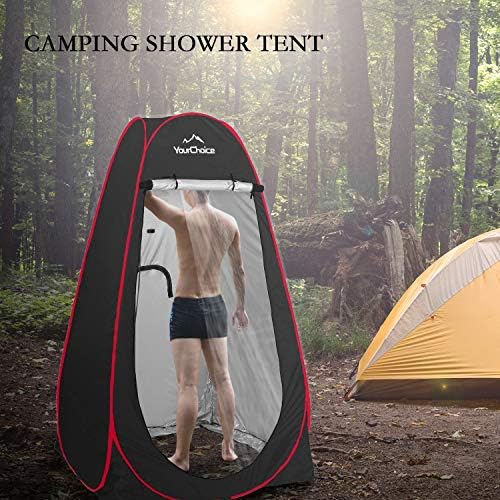 Your Choice Pop Up Shower Tent 47.2" Wx74.8/82.7" H Privacy Changing Tent - Image 4