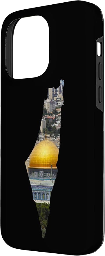 Palestinian Map Al Aqsa Jerusalem in Palestine Case for iPhone 14 Pro Max