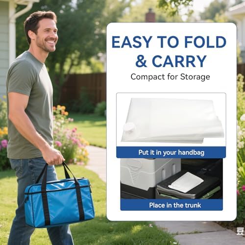 Emergency Drinking Water Storage 45 Gallon 3 Pack, Food-Grade Bathtub Bladder, BPA-Free, Ideal for Emergency Water Bank, Camping, RV Traveling, Hurricane, Storm & Disaster Preparedness Supplies (3) - Image 5