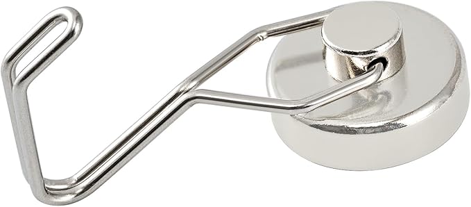 Ice Maker Scoop with Magnetic Hook Holder, Kitchen Ice Scoop for Refrigerator, Multipurpose for Pet Food, Flour, Grains, Candy, (2-Piece Set)