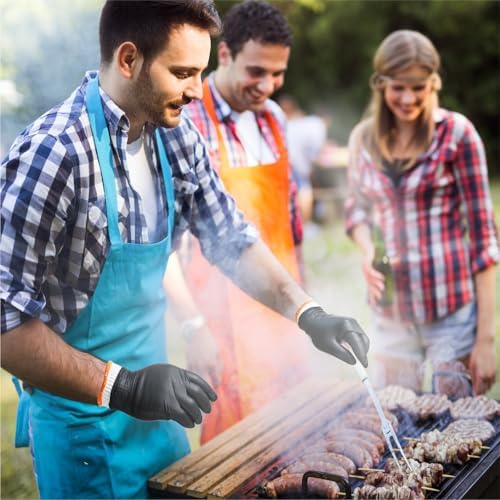 BBQ Gloves Disposable, 6Mil Nitrile Gloves for Cooking Grilling Smoking - Image 5