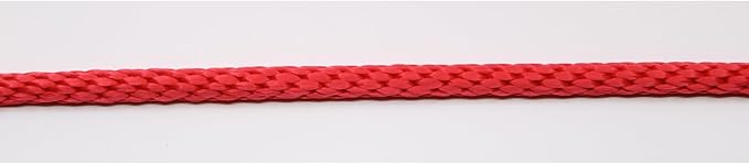 T.W Evans Cordage 98330 3/8-Inch by 500-Feet Solid Braid Propylene Multifilament Derby Rope, Red