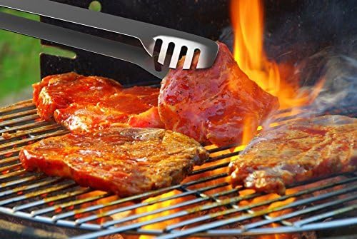 Home-Complete Stainless Steel BBQ Grill Accessories Set, 16-Piece-Set - Image 2