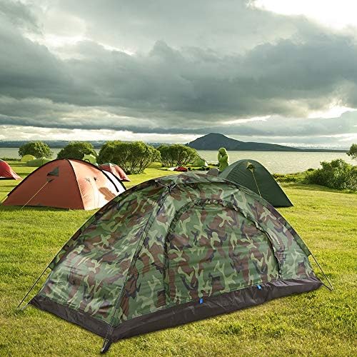LUSTAR Camping Tents 1 Person Waterproof Camping Tent PU1000mm Polyester Fabric Single Layer Tent for Outdoor Travel Hiking - Image 7