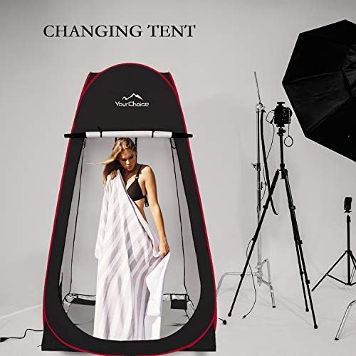 Your Choice Pop Up Shower Tent 47.2" Wx74.8/82.7" H Privacy Changing Tent - Image 4