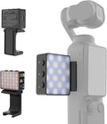 NEEWER Basics Bi Color Magnetic Camera Auxiliary Light Compatible with DJI OSMO Pocket 4 & 3, 1.5W Rechargeable Plastic Mini LED Fill Light Attachment for TikTok Vlog Selfie Video Recording, M24