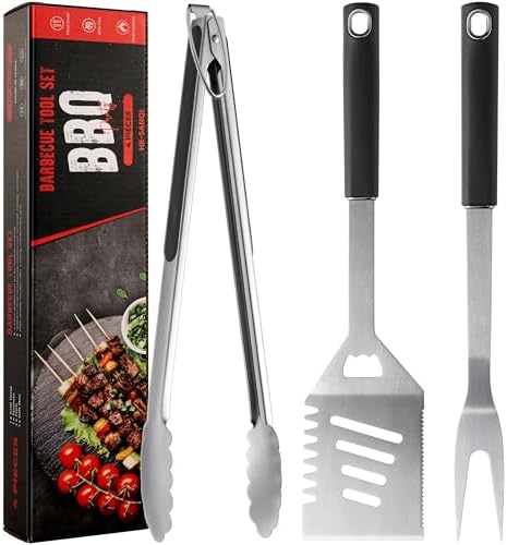 Griddle Accessories Kit - Heavy Duty Grill Tools Set, Grilling Accessories by HE-SANQI