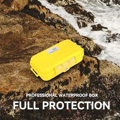 HERCHR Dry Box Outdoor Waterproof Airtight Storage Case Hard Shell Wet Dry Box Carry Box Tackle Organization for Camping, Fishing - Image 3