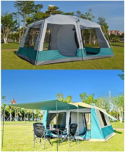 YXCKG Oversized Tents, Camping Tents, Tents for Camping 10 Person Waterproof, Camping Tents with Sun Shelter UV Protection, Instant Family Tents for Traveling, Camping, Picnic and Outdoor (Color : A) - Image 2