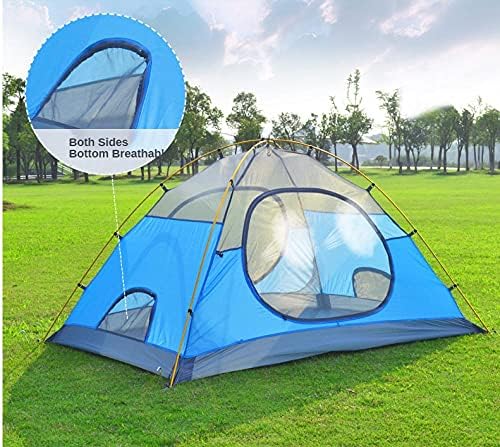 2 Person Camping Tent, Lightweight Waterproof Windproof Tent, UV Protection, Small Porch for Storage, for Beach, Outdoor, Traveling, Hiking, Camping, Fishing Dome Tent - Image 4