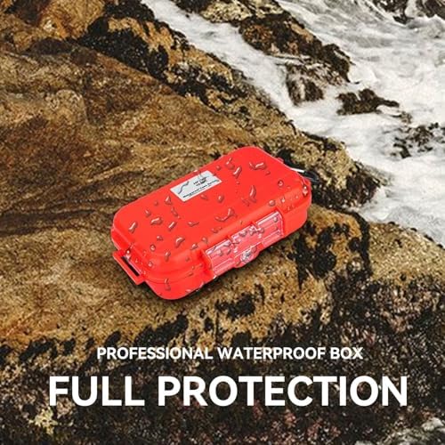 HERCHR Dry Box Outdoor Waterproof Airtight Storage Case Hard Shell Wet Dry Box Carry Box Tackle Organization for Camping, Fishing - Image 5