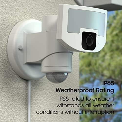 Philex Security Light Motion Outdoor, Motion Sensor, 1700 Lumen Floodlight, WiFi Camera with App Control, IP65 Weatherproof with 3 Zone Intruder Detection, 210° Field of Vision