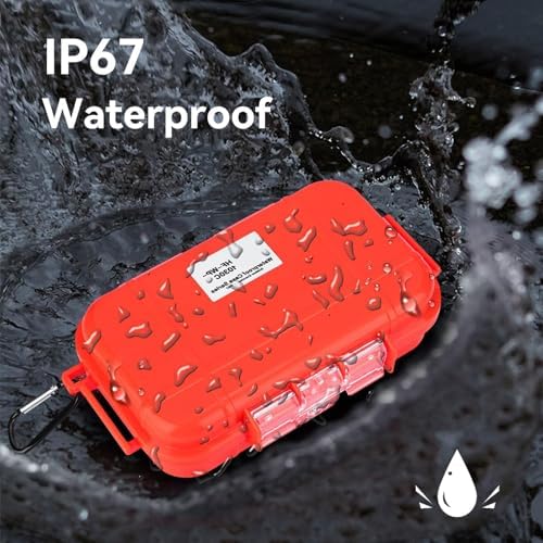 HERCHR Dry Box Outdoor Waterproof Airtight Storage Case Hard Shell Wet Dry Box Carry Box Tackle Organization for Camping, Fishing - Image 6
