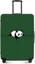ANNA QUEEN Panda Travel Luggage Cover- Cartoon Cute Stretchable Airplane Suitcase Protector Sleeve,Universal Washable Fit for 20-37 Inch Checked Baggage,Water Resistant Durable Luggage Protector