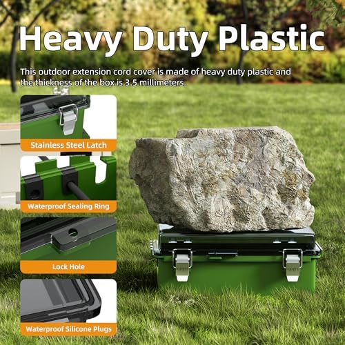 Joinfworld Medium Waterproof Outdoor Electrical Box 9x5x4.3 - Image 4