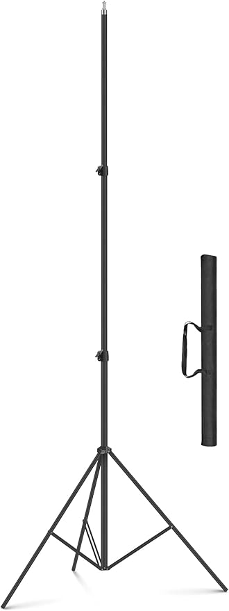 13ft Heavy Duty Light Stand Photography, Sdfghj Air Cushioned 13'/160inch/400cm Sky High Tripod Lighting Stand with Case for Gimbal Stabilizer Video Camera Sports Shooting Studio LED Ring Light Flash