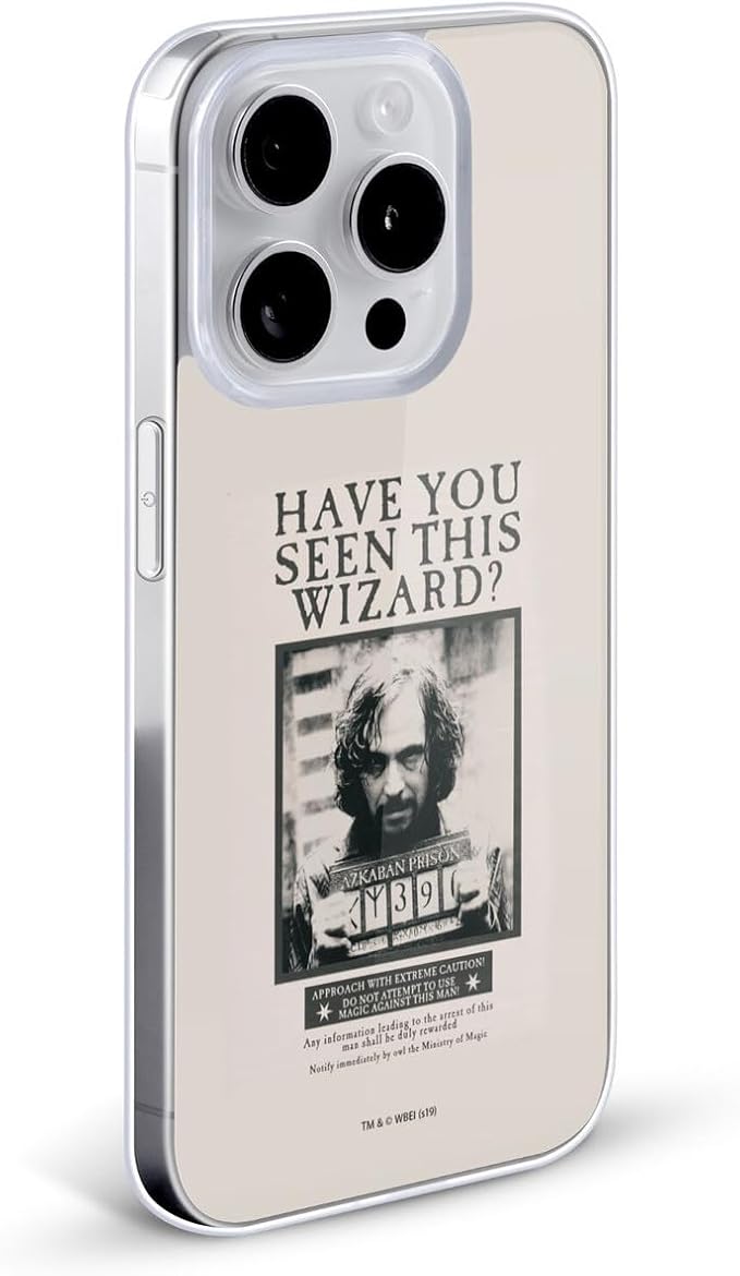 Head Case Designs Officially Licensed Harry Potter Sirius Black Poster Prisoner of Azkaban II Gel Case [Military Grade Protection] Compatible with Apple iPhone 14