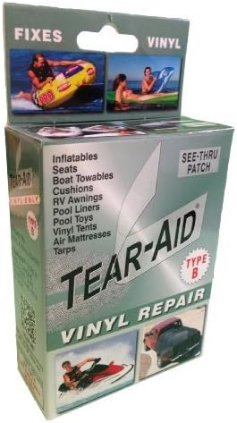 Tear-Aid Vinyl Repair Patch Kit 3 " X 12 " 7/8 " X 7/8 " 1-3/8 " X 1-3/8 " Type B Green